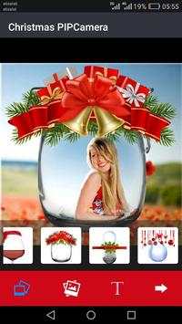 Christmas Frames PIP Photo Camera 1 تصوير الشاشة