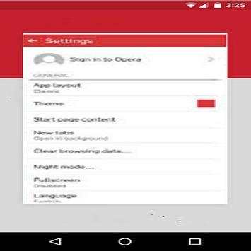 Update Opera Mini - fast web browser Tips screenshot 3