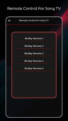 Remote Controller For Sony TV screenshot 2