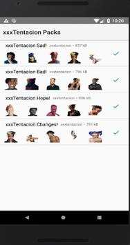 XXXTentacion Stickers For Whatsapp - WAStickerApps screenshot 1