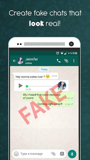 Fake Chat Maker - WhatsMessage screenshot 1