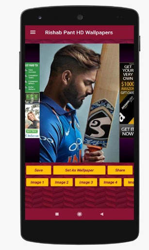 Rishab Pant HD Wallpapers 3 تصوير الشاشة