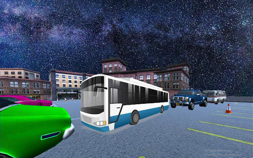 Snipapps-FreeLuxury bus parking2 3d sim 2019 screenshot 4