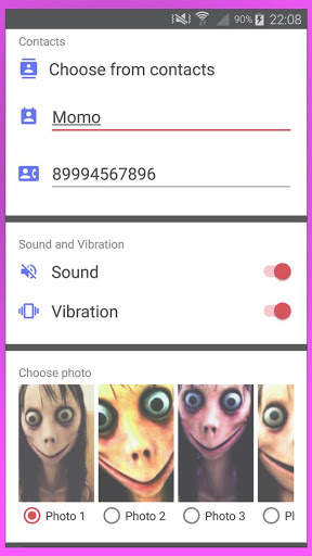 MOMO Fake Video Call Joke screenshot 3