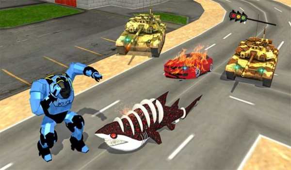 Transformation Robot Shark Game:Shark Simulator screenshot 19