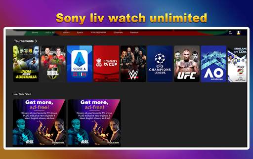 SonyLiv - Live TV Shows & Movies Guide screenshot 2