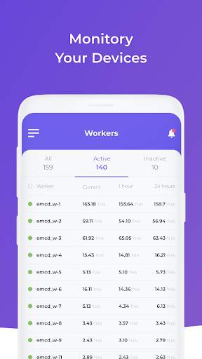 EMCD Pool App screenshot 2