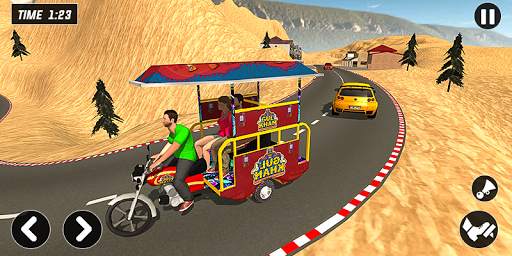 Chingchi Rickshaw Game:Tuk Tuk Parking Simulator screenshot 4