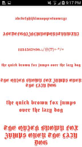 Color Fonts for FlipFont #4 screenshot 3