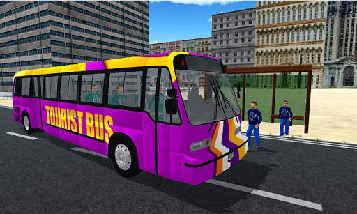 Tourist Bus NYC Offroad Driving Mountain Challenge screenshot 4