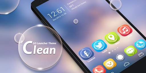 Clean GO Launcher Theme screenshot 5