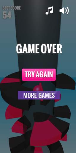 helix drop stack ball jatuh screenshot 5