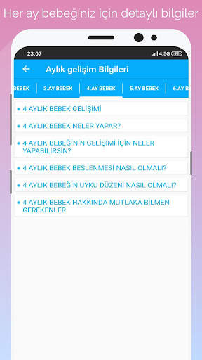 Gün Gün Bebek Bakımı, Gelişimi screenshot 5