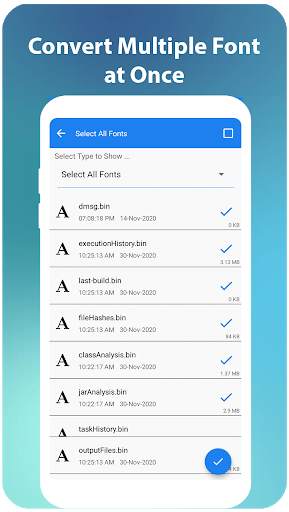 Font Converter & Font Viewer :TTF to OTF Converter screenshot 5