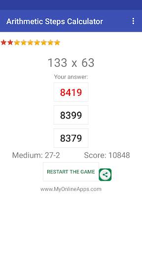 Arithmetic Steps Calculator (Free) screenshot 7