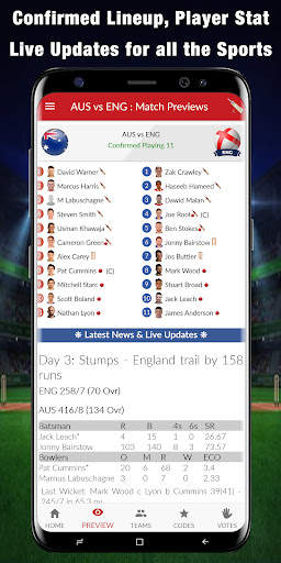 Possible11 Fantasy Sports screenshot 2