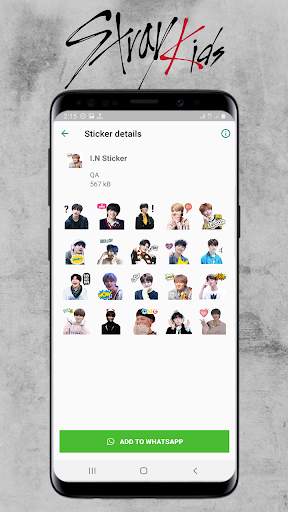 STRAY KIDS WAStickerApps KPOP Idol for Whatsapp screenshot 6