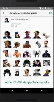XXXTentacion Stickers For Whatsapp - WAStickerApps screenshot 2