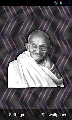 Mahatma Gandhi Live Wallpaper screenshot 5