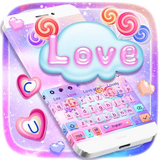 Love Pastel Keyboard 10001001