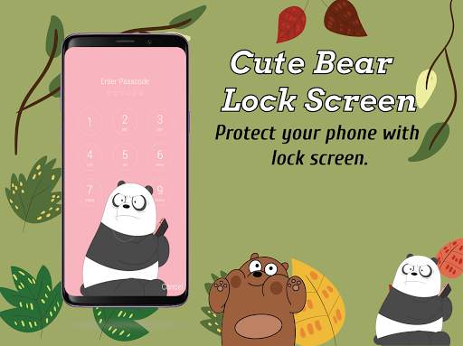 Cute Bear Lock Screen screenshot 2
