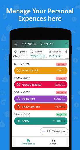 iExpense  (Manage Your Personal Expenses) скриншот 1