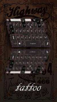 Tattoo Keyboard Theme screenshot 3