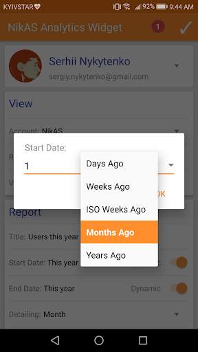 Widget for Google Analytics screenshot 6