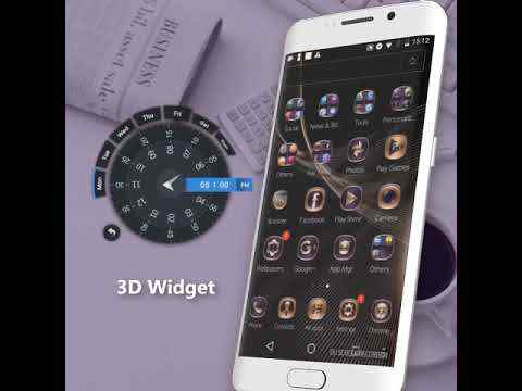 Rose gold business theme screenshot 1