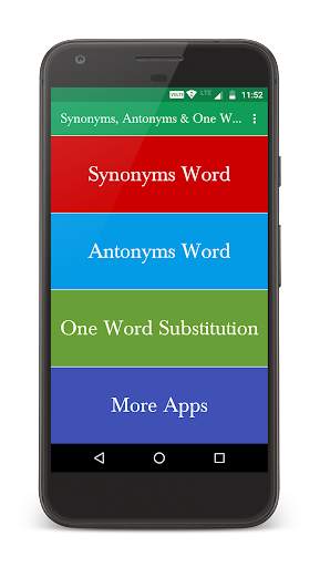 Synonyms, Antonyms & One Word Substitution screenshot 1