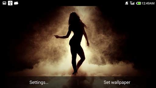 Sexy Dancing Girl Wallpaper screenshot 2