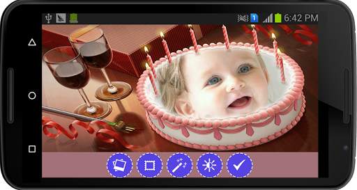 Name Photo on Birthday Cake screenshot 1