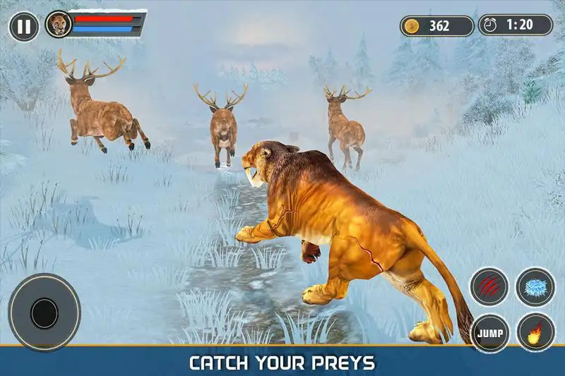 Sabertooth Tiger Revenge: Animal Fighting Games screenshot 2