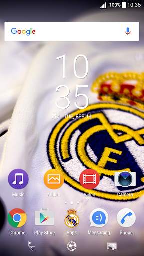 Theme Real Madrid for XPERIA screenshot 1