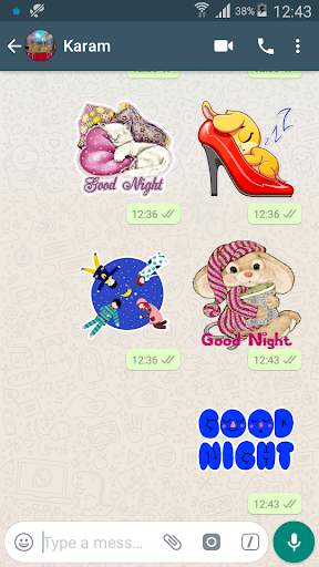 Good Night Sticker for whatsapp screenshot 1