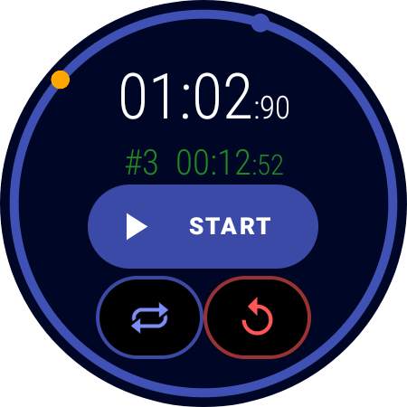 Stopwatch (Wear OS) screenshot 15