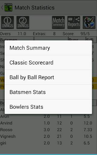 Best Cricket Scorer FREE screenshot 11