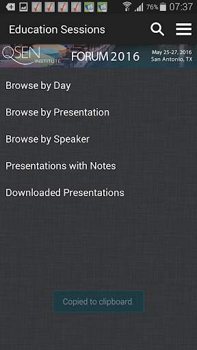 QSEN App 2016 screenshot 3