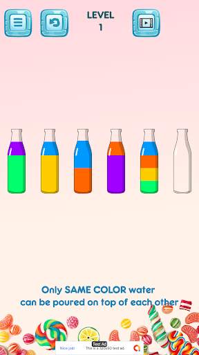Candy Water Sort :color puzzle screenshot 4