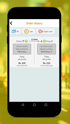 Prongo Rider App screenshot 4