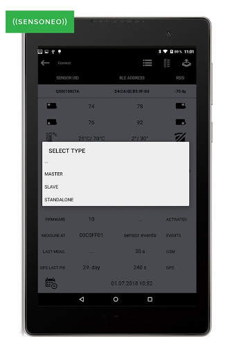 Sensoneo Sensor Configurator App screenshot 4
