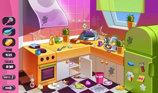 Princess Clean House Game screenshot 2
