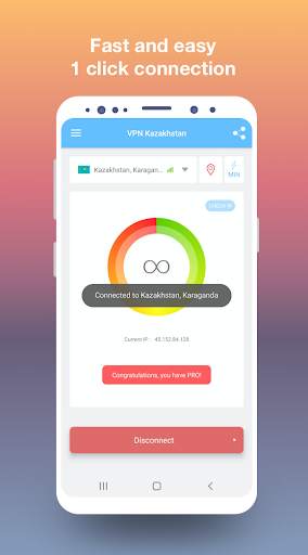 VPN Kazakhstan - get free Kazakhstan IP screenshot 1