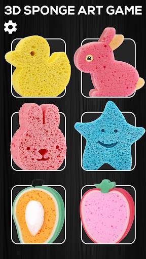 Sponge Art 3D Rubber Band Game screenshot 1
