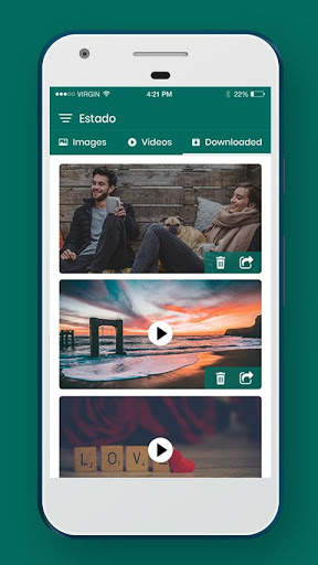 Estado - Status Saver for WhatsApp screenshot 3