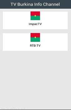 TV Burkina Info Channel स्क्रीनशॉट 1
