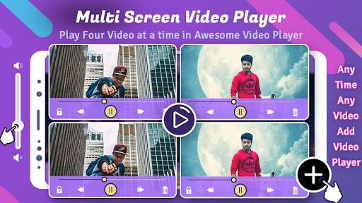 Multi Screen Video Player 1 تصوير الشاشة