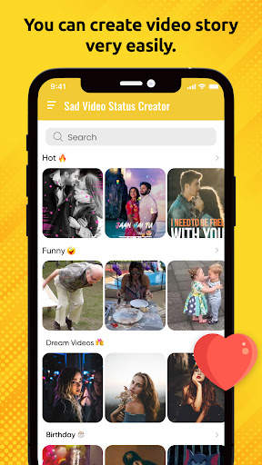 Sad Video Status Creator screenshot 2