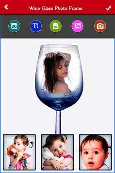 Wine Glass Photo Frame HD screenshot 2