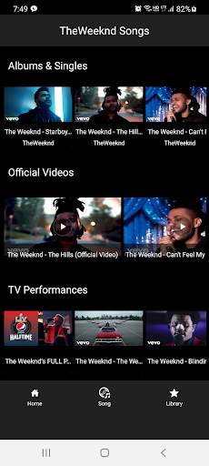 TheWeeknd song collection screenshot 1